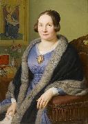 Franz Ittenbach Portrait of Margarete von Soist. Signed and dated Spain oil painting artist
